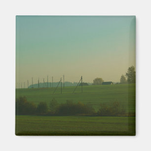 Natur Landschaftsfeld Wiese Weißrussland Magnet