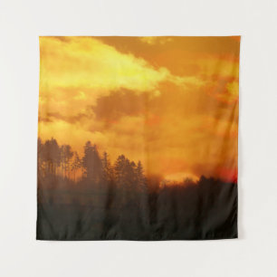 NATUR MORGEN SONNENAUFGANG WANDTEPPICH
