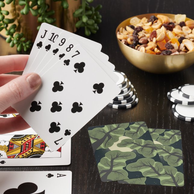 Natur-Muster-Poker-Karten Spielkarten (In Situ)