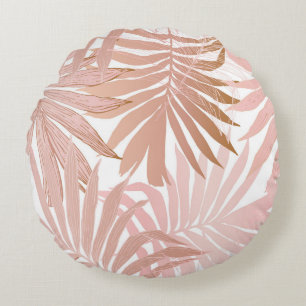 Natur nahtlos Muster. Handgezeichnete abstrakte Tr Rundes Kissen