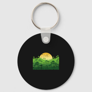 Natur Outdoor-Bäume Naturliebhaber Sonnenuntergang Schlüsselanhänger