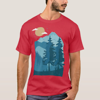 Natur Outdoor WandererlebnisMitternacht für T-Shirt