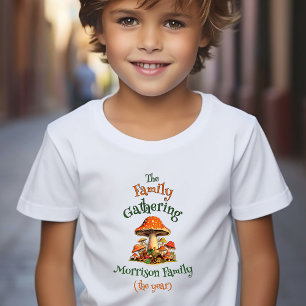 Natur Personalisieren Junge Mädchen Retro-Familien Kleinkind T-shirt