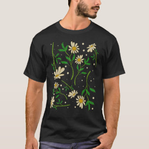 Natur Pflanze Gärtner Blume Blüten Garten Margerit T-Shirt