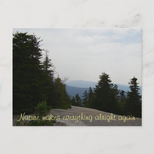 Natur Postkarte (Vorderseite)