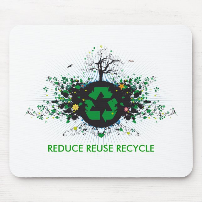 Natur recycelt mousepad (Vorne)