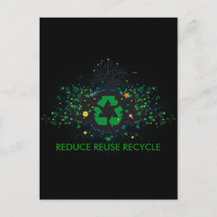 Natur Recycle Postkarte