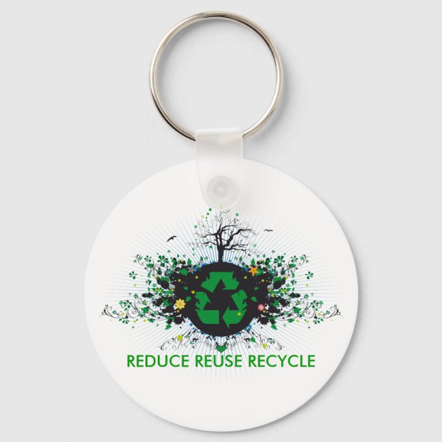 Natur Recycle Schlüsselanhänger (Vorderseite)