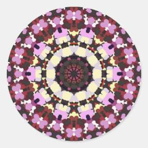 NATUR RUNDER AUFKLEBER