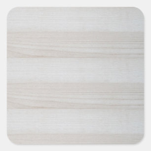 Natur Schablone aus Holz, trendiges elegantes Desi Quadratischer Aufkleber