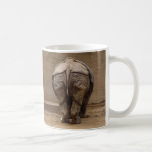 NATUR-SCHALEN - RHINO-HINTERN KAFFEETASSE