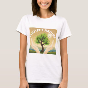 Natur schützen - Mystischer Baum des Lebensdesigns T-Shirt