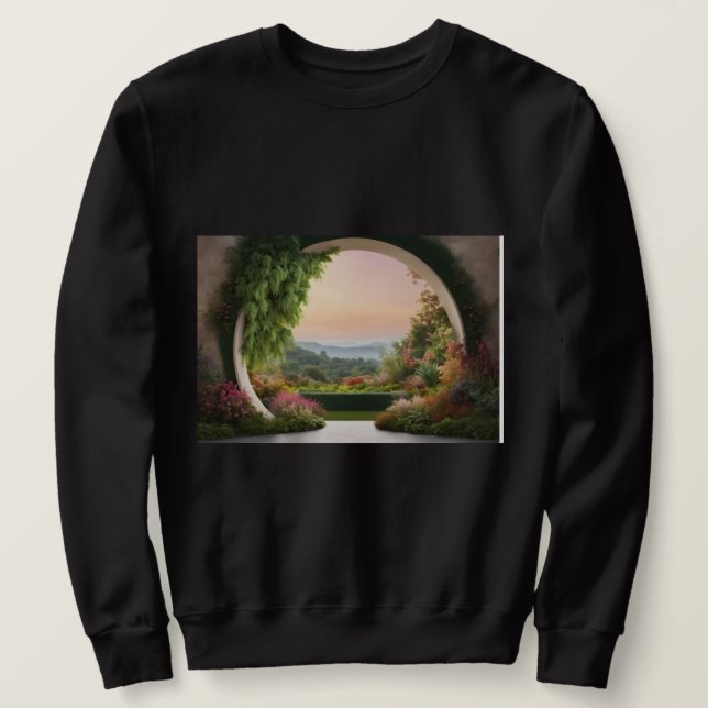 Natur-Schwingungen Sweatshirt (Design vorne)