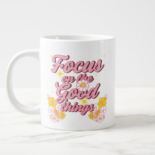 Natur-Seelen-Slogan   Konzentriere dich auf die gu Jumbo-Tasse