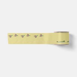 Natur-Szene (Enten, Gator) Satinband
