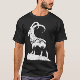 Natur Tiere Ibe Deer Mountains Wilderness Geschenk T-Shirt