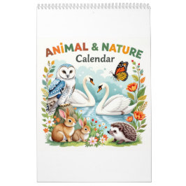 Natur-Tiere-Lebensraum-Kalender Kalender