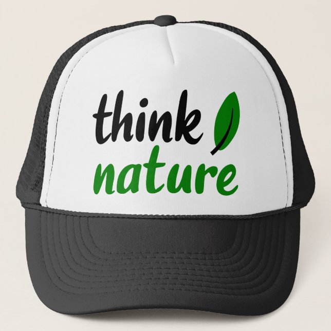 Natur Truckerkappe (Vorderseite)