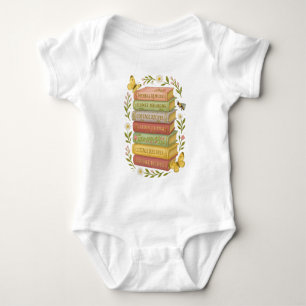 Natur und Botanischer Stapel buchen Baby Strampler