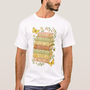 Natur und Botanischer Stapel buchen T-Shirt