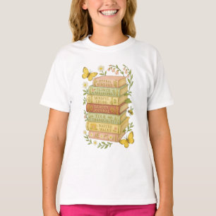 Natur und Botanischer Stapel buchen T-Shirt