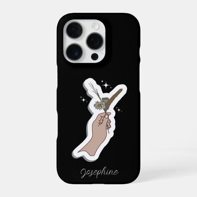 Natur- und Einfachheitsinformation iPhone Hülle (Rückseite)