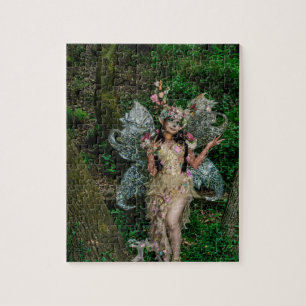 Natur und Frauen in einzigartiger Kleidung Puzzle