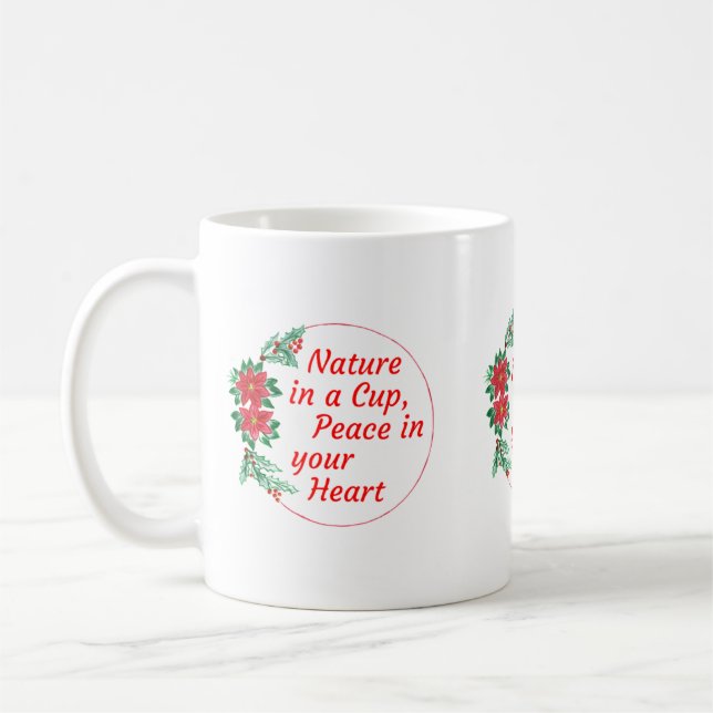 Natur- und Friedensurlaub Kaffeetasse (Links)
