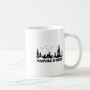 Natur und lustige Camp Lake Cabin Wanderung Campin Kaffeetasse