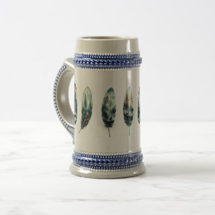Natur- und Wildtierbilder auf Federn Tasse