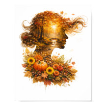 Natur von Innen: Double-Exposure-Kunstsammlung