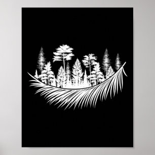 Natur Wald Pflanzen Bäume Camping Wandern Berg Poster
