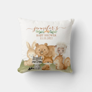 Natur Waldtiere Baby Kissen
