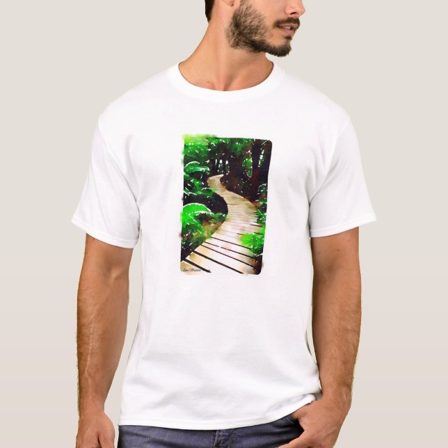 Natur-Weg-T-Shirt T-Shirt (Vorderseite)