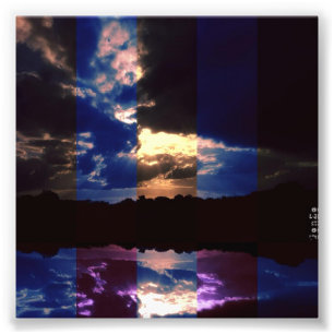 Natur widerspiegeln fotodruck