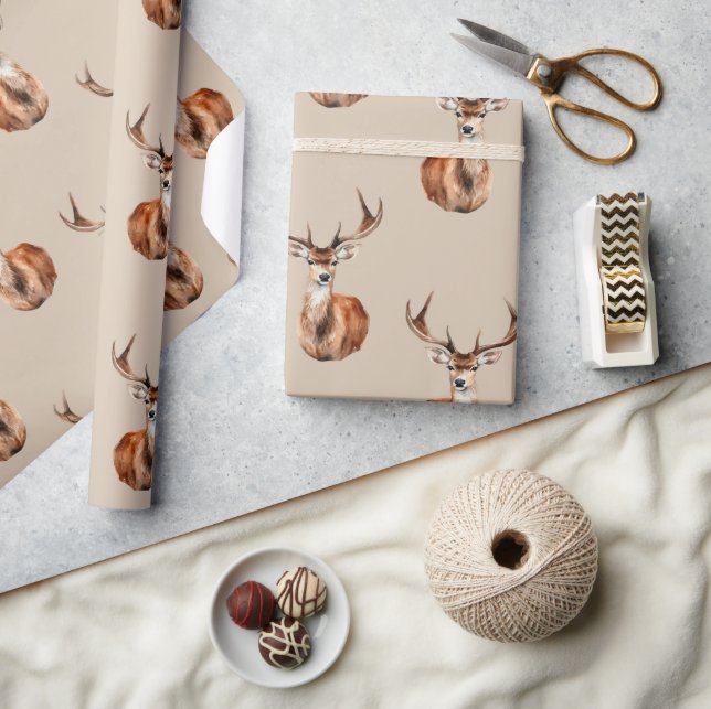 Natur Wildlife Holiday Geschenkpapier (Kunsthandwerk)