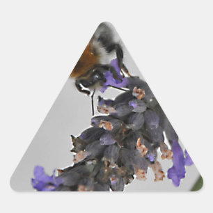 Natur Wunderbare Arbeiter Dreieckiger Aufkleber