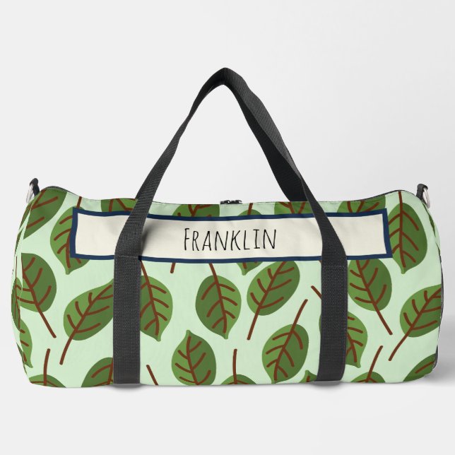 Natur Zeichnend Individuelle Name Duffle Bag (Vorderseite)
