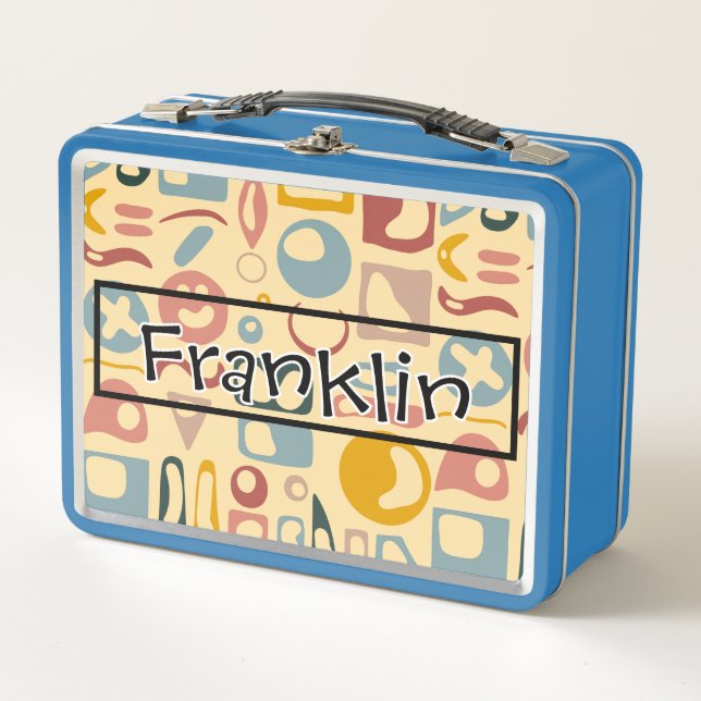 Natur Zeichnend Individuelle Name Metall Brotdose (Vorderseite)