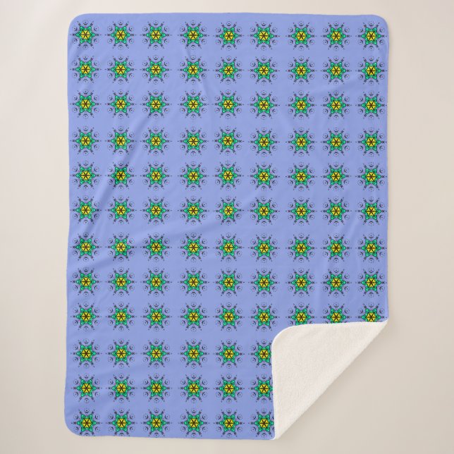 Natur-Zen-Muster Sherpadecke (Vorderseite)