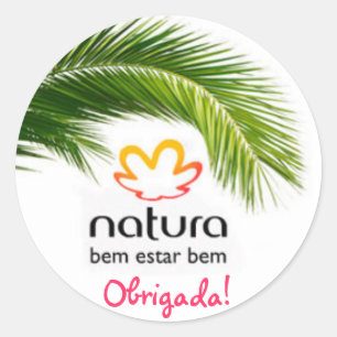natura-comesticos Zwingt! Runder Aufkleber