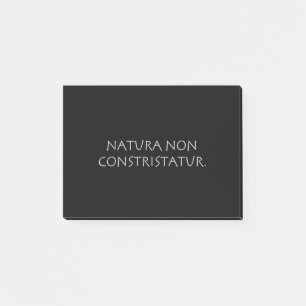 Natura non constristatur post-it klebezettel