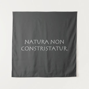 Natura non constristatur wandteppich