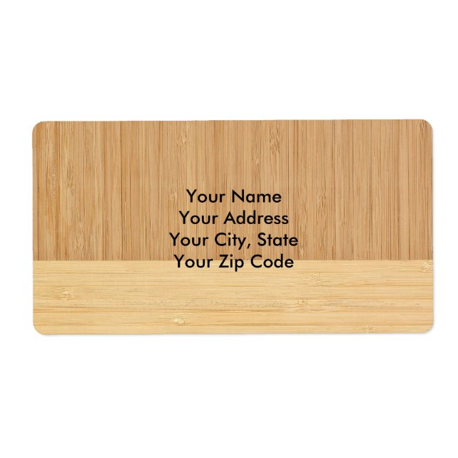 Natural Bamboo Border Wood Grain Look (Vorne)