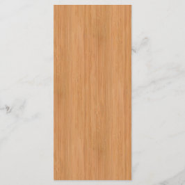 Natural Bamboo Wood Grain Look