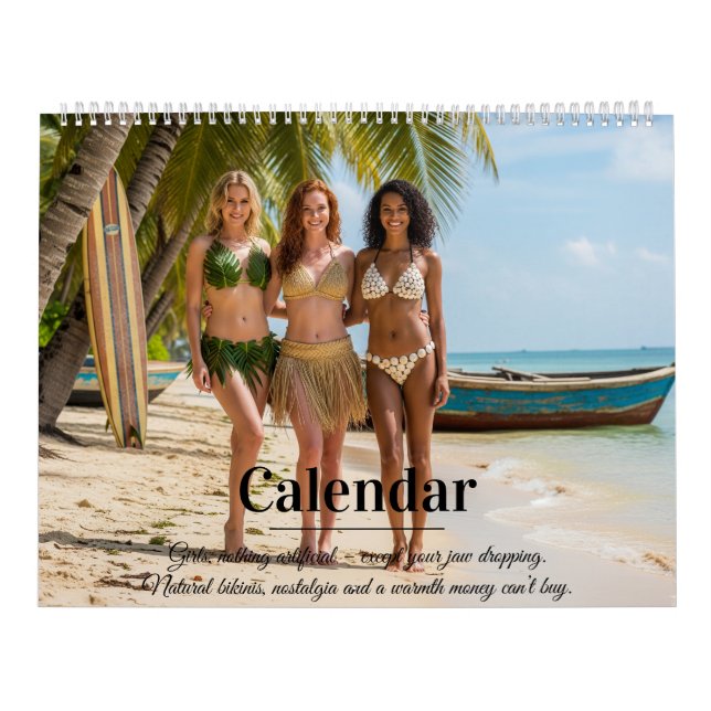 Natural Beach Calendar 2026 - Elegant & Playfull Kalender (Titelbild)