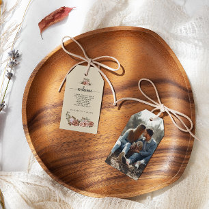 Natural Boho Cotattacore Blumenzwiebelheirat Willk Geschenkanhänger