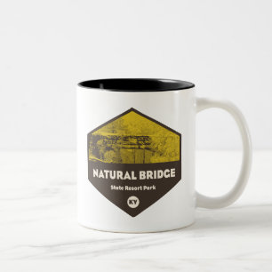 Natural Bridge Staat Resort Park Kentucky Zweifarbige Tasse