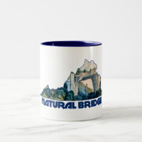 Natural Bridge Virginia State Karte