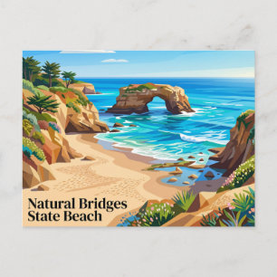 Natural Bridges State Beach Kalifornien Postkarte